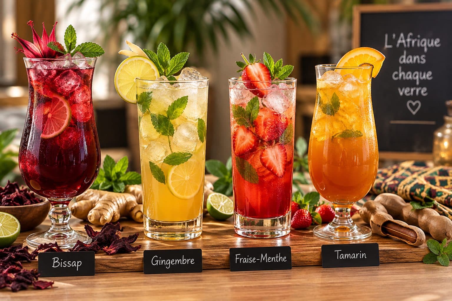 Mocktails d'Afrique de l'Ouest
